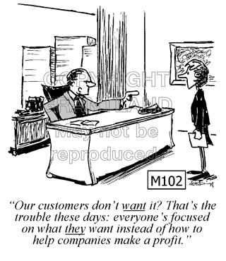 customer satisfaction cartoons M102