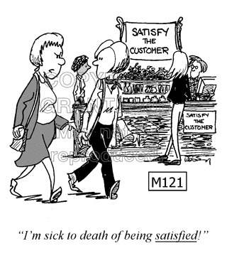 customer satisfaction cartoons M121
