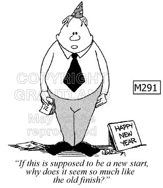 New Year's cartoons M291