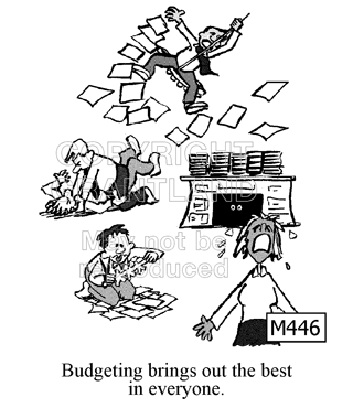 budgeting cartoons M446
