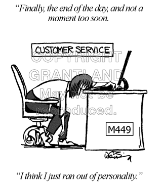 customer service cartoons M449