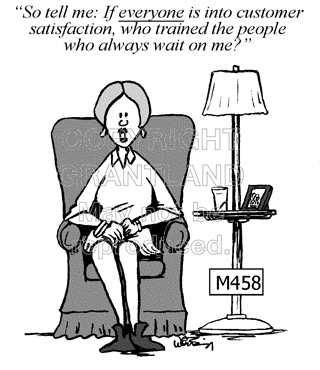 customer service cartoons M458