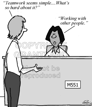 teamwork cartoons M551